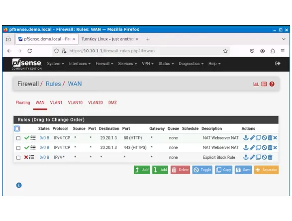 pfSense WAN interface filter rules created by associated NAT port forward